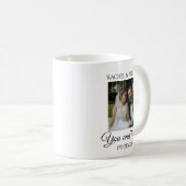 Personalized Wedding Photo Coffee Mug | Custom (Devant droit)