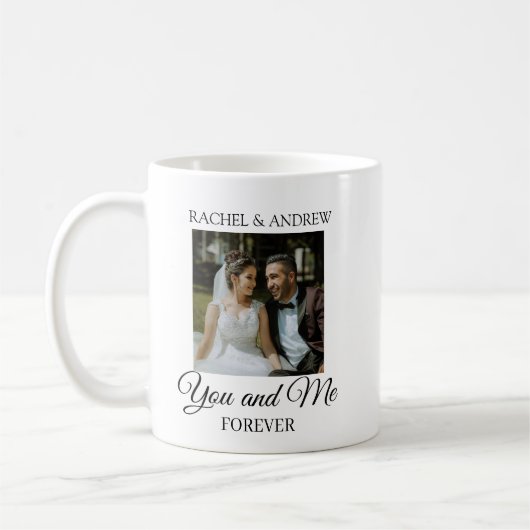 Personalized Wedding Photo Coffee Mug | Custom (Gauche)