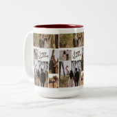 Personalized Wedding Photo Collage Mug (Devant gauche)