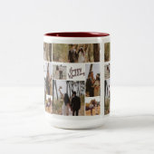 Personalized Wedding Photo Collage Mug (Centre)