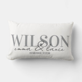 Personalized Wedding Pillow, Names & Dates Kussen