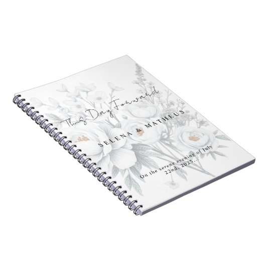 Personalized Wedding Vows Journal – This Day Forw (Côté Droit)