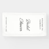 Personalized Wedding Welcome Bridal Shower Engaged Spandoek (Horizontaal)