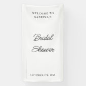 Personalized Wedding Welcome Bridal Shower Engaged Spandoek (Verticaal)