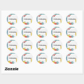 Personalized Welcome Back to School Name Stickers (Feuille)