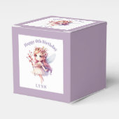 Personalized Whimsical Floral Fairy  Bedankdoosjes (Voorkant Zijde)