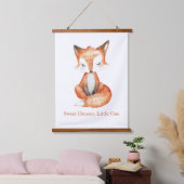 Personalized Whimsical Fox, Nursery Wall Art Hangend Wandkleed (Slaapkamer)