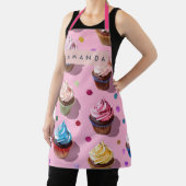 Personalized Whimsical Rainbow Cupcake Confetti Schort (Insitu)