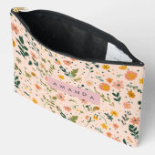 Personalized Whimsical Wildflower Meadow Etui (Open)
