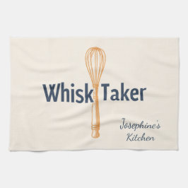 Personalized Whisk Taker Funny Baking Cute Elegant Theedoek