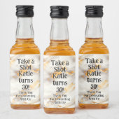 Personalized Whiskey Bottle Label – Birthday Party Likeurfles Etiket (Flessen)