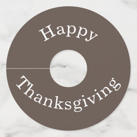 Personalized  wijnglaslabel (Voorkant)