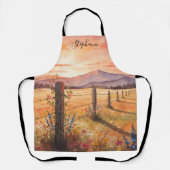 Personalized Wildflower Sunset Scene Schort (Voorkant)