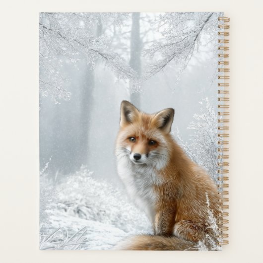 Personalized Winter Woodland Fox (Dos)