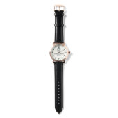 Personalized with his & her initials and monogram  horloge (Bandje)
