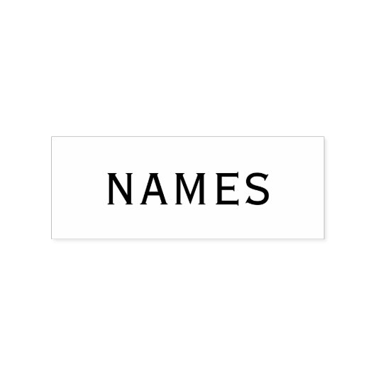 Personalized With Last Name or Nickname on Them Rubberstempel (Afrduk)