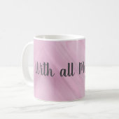 Personalized With My Love Cute Heart Mug (Devant gauche)