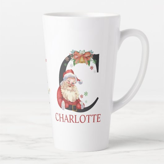 Personalized with name | Unique Christmas gifts Latte Mok (Rechts)