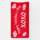 Personalized XOXO Valentine’s Day Spandoek (Verticaal)