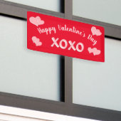 Personalized XOXO Valentine’s Day Spandoek (Buitenkant Gebouw)