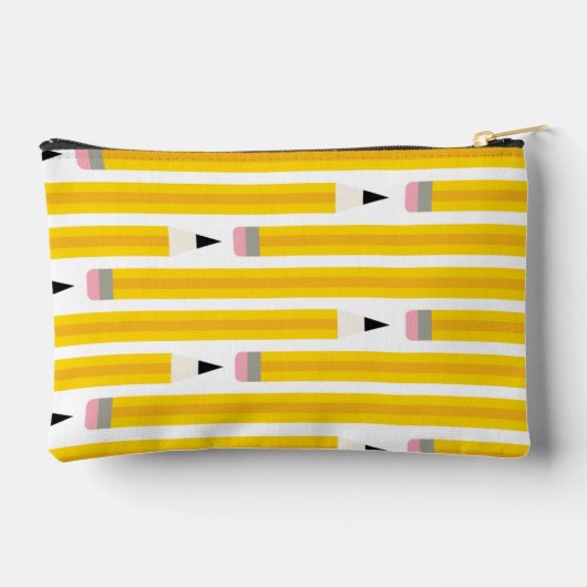 Personalized Yellow Pencil Etui (Achterkant)