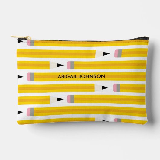 Personalized Yellow Pencil Etui (Voorkant)