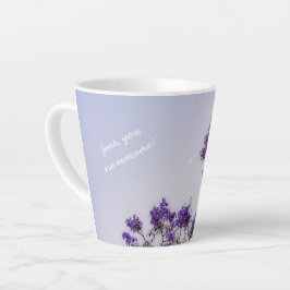 Personalized “You Are Awesome” Jacaranda Sky Latte Mok