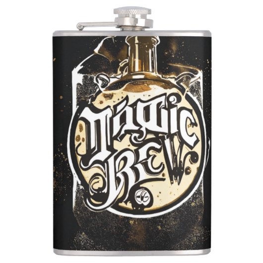 #personalizedmonogramflaskVinylWrappedFlask Heupfles (Voorkant)