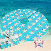 PersonalizedTropical Sparkling Starfish Christmas  Grote Kerstsok