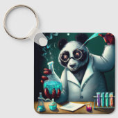 PERSONALIZEERDE GEEK PANDA SLEUTELHANGER (Voorkant)