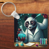 PERSONALIZEERDE GEEK PANDA SLEUTELHANGER (Voorkant)