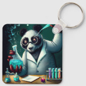PERSONALIZEERDE GEEK PANDA SLEUTELHANGER (Achterkant)