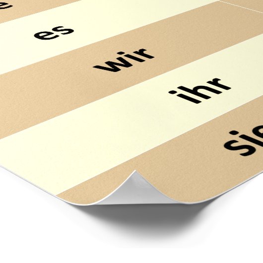 Personalpronomen - Poster (Coin)