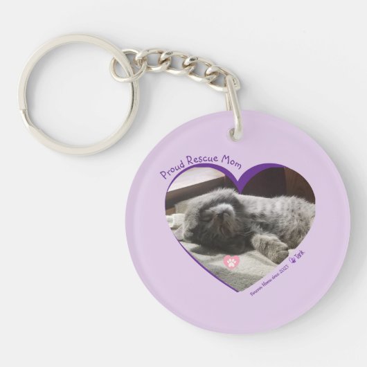 Personalzied Rescue Pet Keychain (Voorkant)