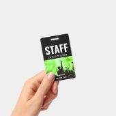 Personeel Aangepaste evenementnaam of concertnaam Badge (Handheld)