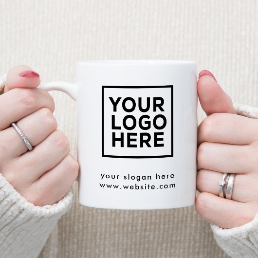 Personeel BedrijfsLogo Tweekleurige Koffiemok