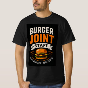 🍔 Personeel Burgerzaak Snel Eet Restaurant Team � T-shirt