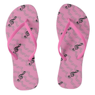 Personeel en Treble Clef Teenslippers