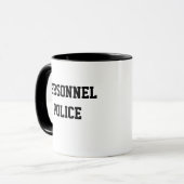 Personeel Politie Funny HR Nickname Gift Mok (Voorkant links)