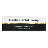 Personeel van Classy Dentist Kantoor Naambadge (Voorkant)