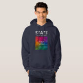 Personeel van het bedrijf Logo lid van de Mannen m Hoodie (Voorkant volledig)