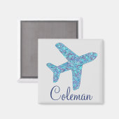 Personeel van het vliegtuig Magnet Magneet (Voorkant / Achterkant)