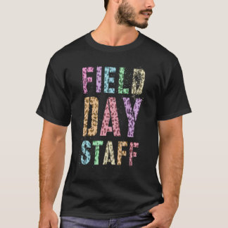 Personeel Veldloopdag Luipaardprint Leraar Ik Ben  T-shirt