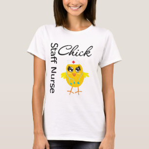 Personeel verpleegster Chick v1 T-shirt
