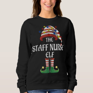 Personeel verpleegster Elf Lights Funny Matching F Trui