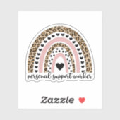 Personeel voor persoonlijke support, PSW, thuiszor Sticker (Vel)