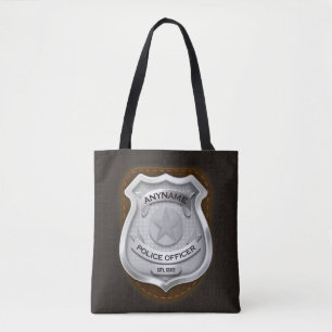 Personeelsagent Sheriff Cop NAME Badge Draagtas