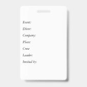  personeelsbadge personaliseren badge (Achterkant)