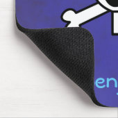 Personeelsbeenderen Cute Skull en Crossbones Muismat (Hoek)