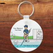 Personeelsbewuste wasmachine - Mannelijk Sleutelhanger (Voorkant)